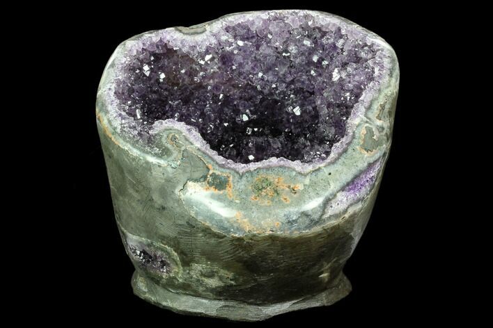Wide, Purple Amethyst Geode - Uruguay #123784